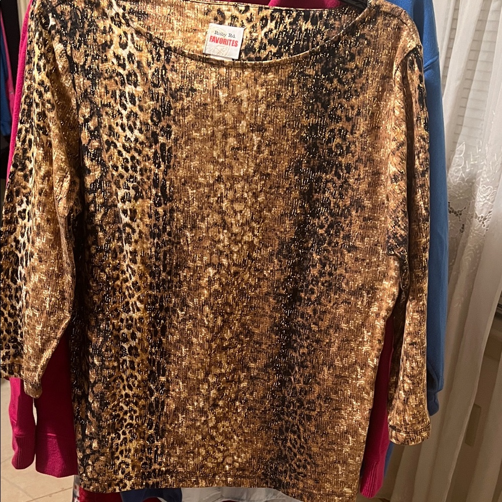 Animal Print Women's Top